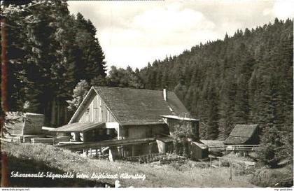 70100934 Altensteig Schwarzwald Altensteig Saegemuehle x 1957 Altensteig