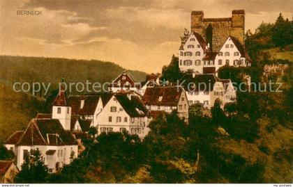 73756572 Berneck Altensteig Teilansicht mit Burg Berneck Berneck Altensteig