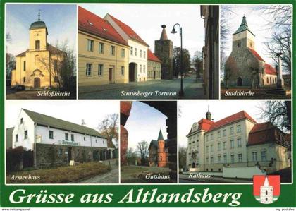 73983402 Altlandsberg_Brandenburg Schlosskirche Strausberger Torturm Stadtkirche