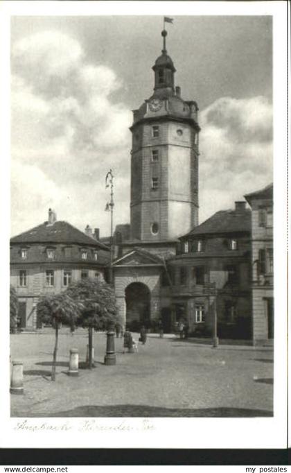 70081026 Ansbach Mittelfranken Ansbach Tor x 1962 Ansbach