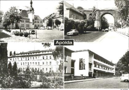 70088791 Apolda Apolda Rathaus Viadukt Krankenhaus x 1991