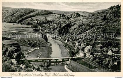 73694974 Arnsberg Westfalen Blick vom Schlossberg Bruecke Arnsberg Westfalen