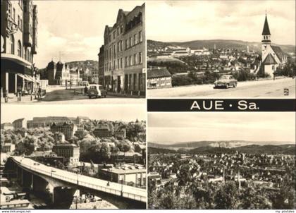 70893913 Aue Sachsen Aue Karl-Marx-Platz Hauptpostamt Karl-Marx-Bruecke x Aue