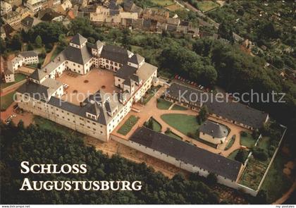 71829176 Augustusburg Schloss Augustusburg Fliegeraufnahme Augustusburg