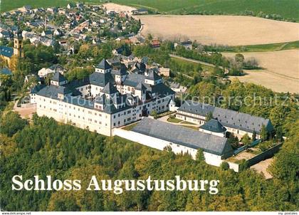 72891169 Augustusburg Schloss Augustusburg Fliegeraufnahme Augustusburg