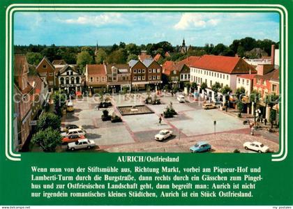 73619932 Aurich Ostfriesland Marktplatz Aurich Ostfriesland