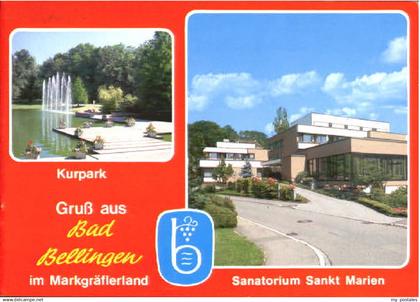 70113948 Bad Bellingen Bad Bellingen Sanatorium x 1999