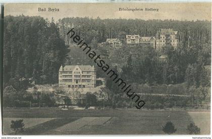 Bad Berka - Erholungsheim Rodberg - Verlag Otto Heinze Bad Berka