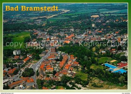 73180099 Bramstedt Bad Fliegeraufnahme Schwimmbad  Bramstedt Bad