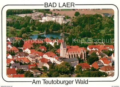 73162156 Bad Laer Fliegeraufnahme Kirchenpartie Teutoburger Wald Bad Laer