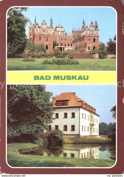 72382539 Bad Muskau Oberlausitz Schlossruine altes Schloss  Bad Muskau