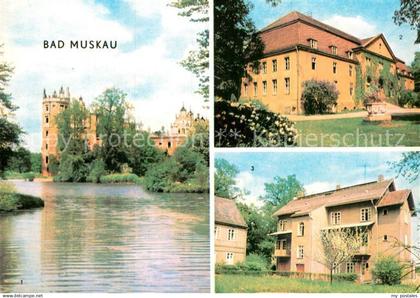 73015317 Bad Muskau Oberlausitz Schlossruine Moorbad Turmvilla Bad Muskau Oberla