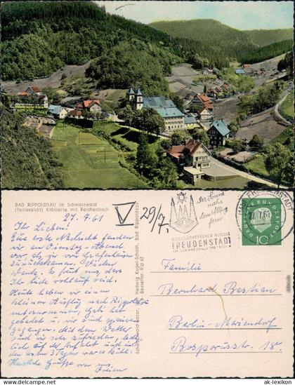 Ansichtskarte Bad Rippoldsau-Bad Rippoldsau-Schapbach Panorama-Ansicht 1971