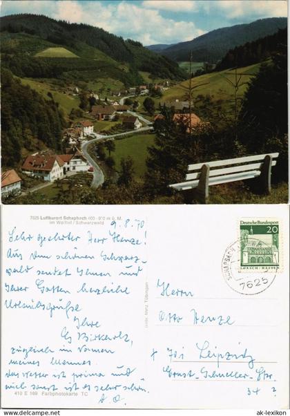 Bad Rippoldsau-Bad Rippoldsau-Schapbach Panorama Wolftal Schwarzwald 1970