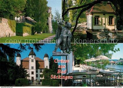 73233438 Saeckingen Bad Schlosspark Schloss Saeckingen Bad