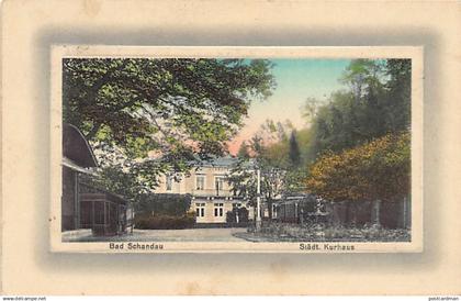 Ansichtskarte Bad Schandau Städt. Kurhaus - Parkhotel Verlag Flora Drogerie Bad Schandau