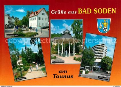 73223803 Bad Soden Taunus Brunnenstrasse Tempel Thermalbad Quellenpark Bad Soden