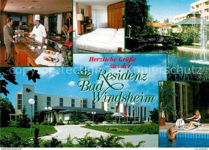 72962791 Bad Windsheim Residenz Bad Windsheim Gastraum Zimmer Swimmingpool