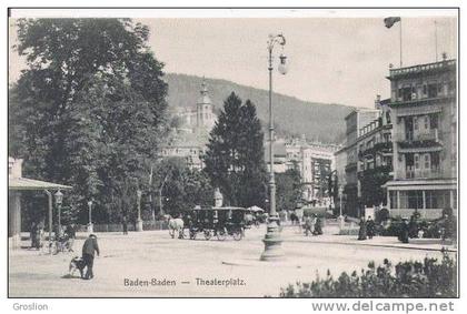 BADEN BADEN THEATER PLATZ (PETITE ANIMATION)  775