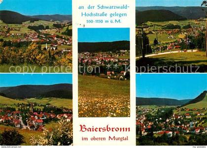 73122153 Baiersbronn Schwarzwald Panoramen Baiersbronn Schwarzwald