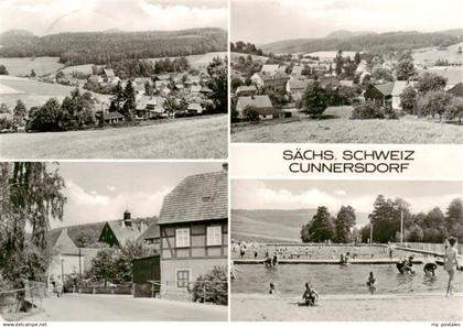 73920985 Cunnersdorf Bannewitz Panorama Teilansichten Freiba