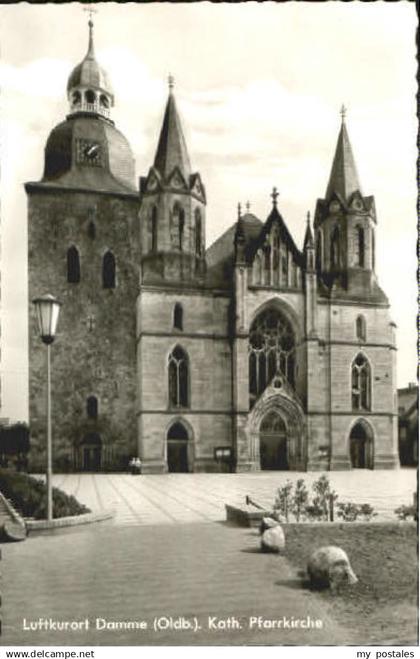 70117439 Damme Duemmer Damme Kirche ungelaufen ca. 1955