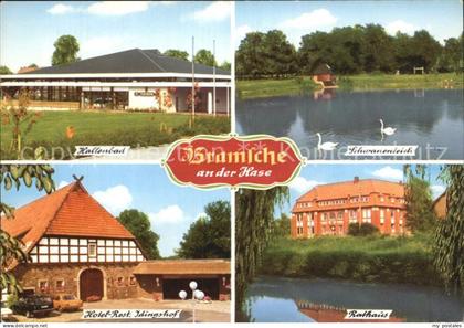 72526476 Bramsche Hase Hallenbad Hotel Idingshof Rathaus Bramsche