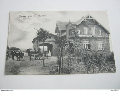 Maschen ,  Seevetal , Gasthaus Zum Bahnhof   ,  Schöne   Karte um 1909