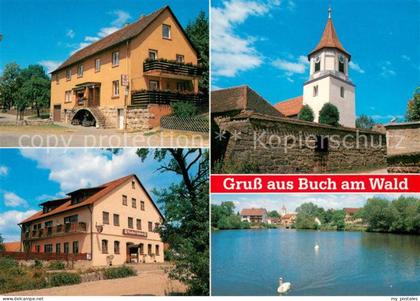 73760543 Buch Wald Gasthof Schwan Kirche Schwanenteich Buch Wald