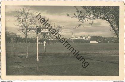 Babenhausen - Wegweiser - Foto-AK - Verlag Foto G. Müller Babenhausen - gel. 1944