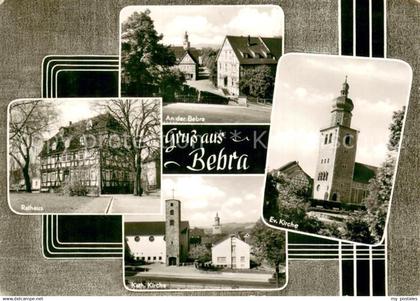 Bebra Rathaus An der Bebra Kath Kirche Ev Kirche