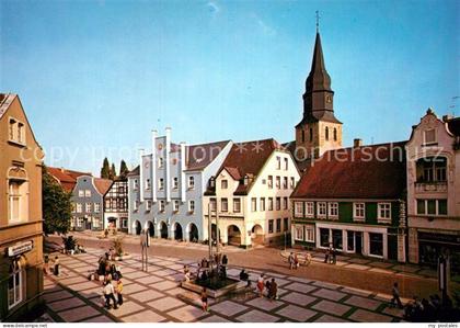 72950874 Beckum Westfalen Marktplatz mit Rathaus Beckum Westfalen