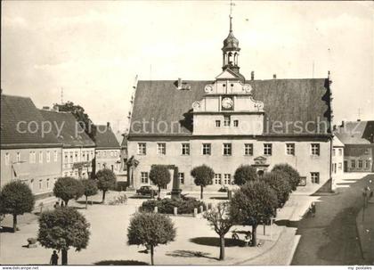 71924742 Belgern Elbe Marktplatz Rathaus