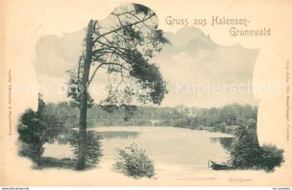 43120818 Grunewald Berlin Landschaftspanorama Koenigssee Grunewald