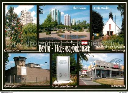 73209577 Hohenschoenhausen Kletterfelsen Plattenbau Kath Kirche Gedenkstaette Sc