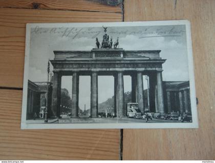 Cpa BERLIN Brandenburger Tor. Porte de Brandebourg. 1941 - correspondance allemand.