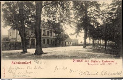 CPA Berlin Reinickendorf Heiligensee Schulzendorf, Müller's Restaurant