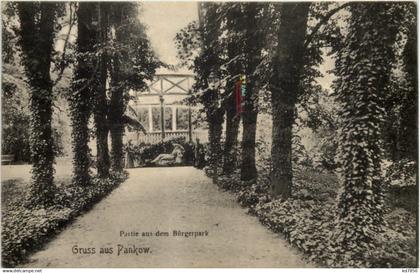 Gruss aus Pankow - Partie im Bürgerpark