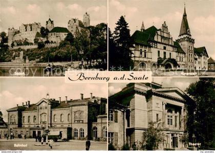 73835116 Bernburg Saale Schloss Kuranstalt Bahnhof Theater Bernburg Saale