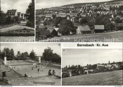 72448740 Bernsbach Siedlerstr Panorama Freibad Teilansicht