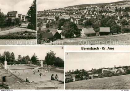 73567136 Bernsbach Siedlerstrasse uebersicht Freibad Teilansicht Bernsbach