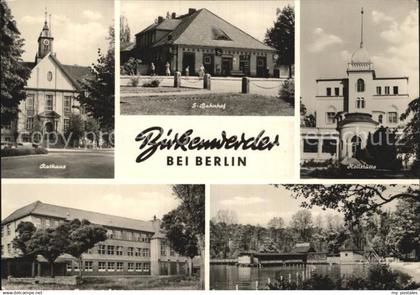 72400644 Birkenwerder S-Bahnhof Heilstaette Rathaus Birkenwerder