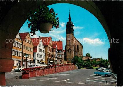 73190242 Boeblingen Marktplatz Stadtkirche Boeblingen