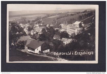 AK - Peterswald i. Erzgebirge ( Carte photo )