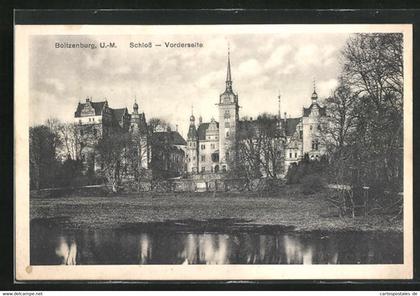 AK Boitzenburg U.-M., Das Schloss von der Vorderseite