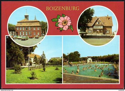 E7815 - TOP Boizenburg Rathaus Konszm Gaststätte Stadt Boizenburg Freibad - Bild und Heimat Reichenbach