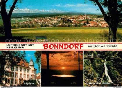 72869642 Bonndorf Schwarzwald mit Alpenkette Schloss Wutachschlucht Bonndorf