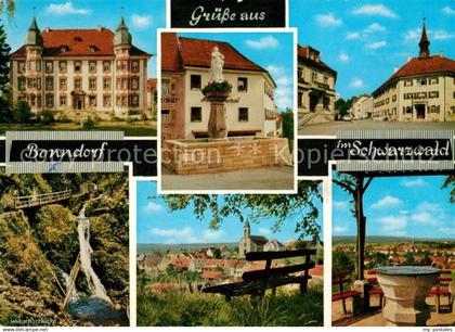 73018958 Bonndorf Schwarzwald Schloss Brunnen Wutachschlucht Panorama Bonndorf S