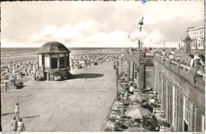 70117336 Borkum Nordseebad Borkum Promenade x 1957 Borkum