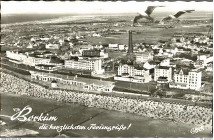 70119260 Borkum Nordseebad Borkum Fliegeraufnahme x 1973 Borkum